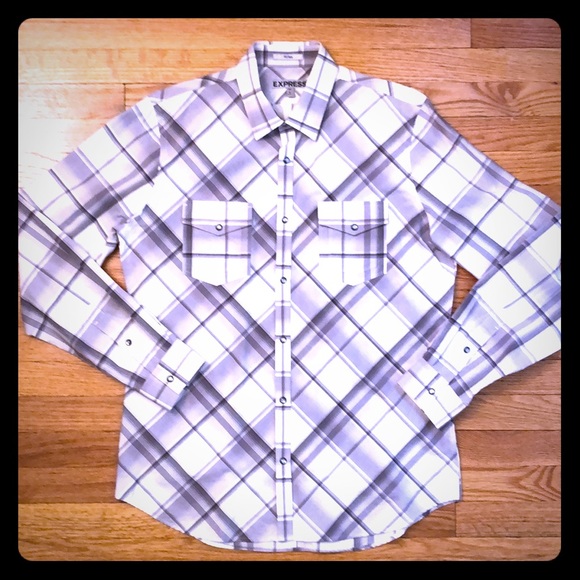 Express Men’s Button Down - Picture 1 of 8